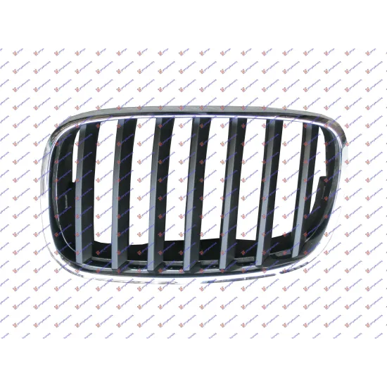 GRILLE SIDE PIECE CHROME/PRIMED BLACK