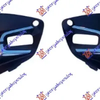FRONT BUMPER GRILLE (WITH FOG LAMP HOLE & MOULDINGS) (SET)