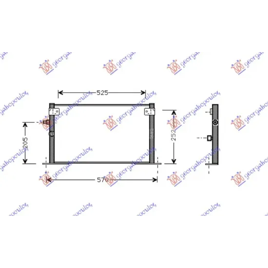 CONDENSER 2.0-2.4cc DIESEL (520x300)