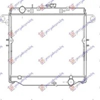 RADIATOR 4.2TD DIESEL +/- A/C MANUAL (510x690)