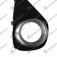 FRONT BUMPER GRILLE (WITH FOG LAMP HOLE) (HYBRID) SILVER