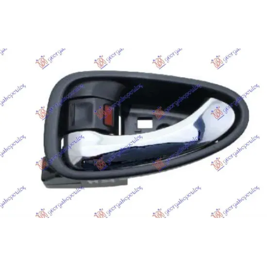 MÂNER UȘĂ FAȚĂ/SPATE INTERIOR CROM/NEGRU MÂNER UȘĂ FAȚĂ/SPATE INTERIOR CROM/NEGRU