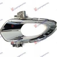 FRONT BUMPER GRILLE CHROME (WITH FOG LAMP HOLE)