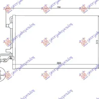 CONDENSER PETROL-DIESEL (590x380) (IN/OUT15)