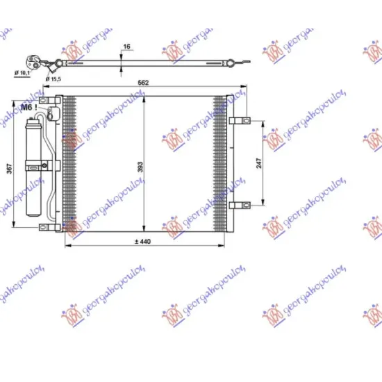 CONDENSER 1.5 DCI (490x376x16) CONDENSER 1.5 DCI (490x376x16)