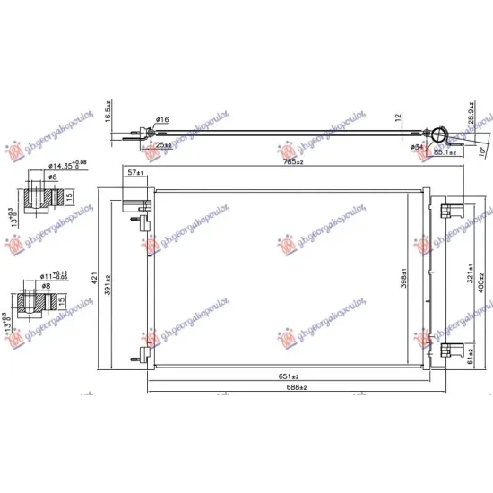 CONDENSER 1.6 PETROL (651x398x12)