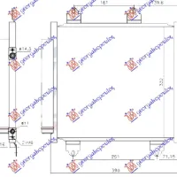 CONDENSER ALL MODELS (390x350x16) R1234yf