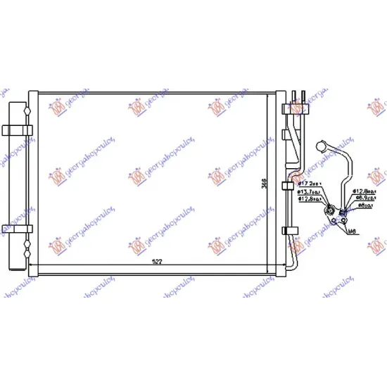 CONDENSER 1.4-1.6 CRDi (485x367)