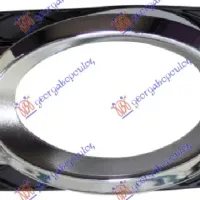 FRONT BUMPER GRILLE WITH CHROME MOULDING (WITH FOG LAMP HOLE) -2009