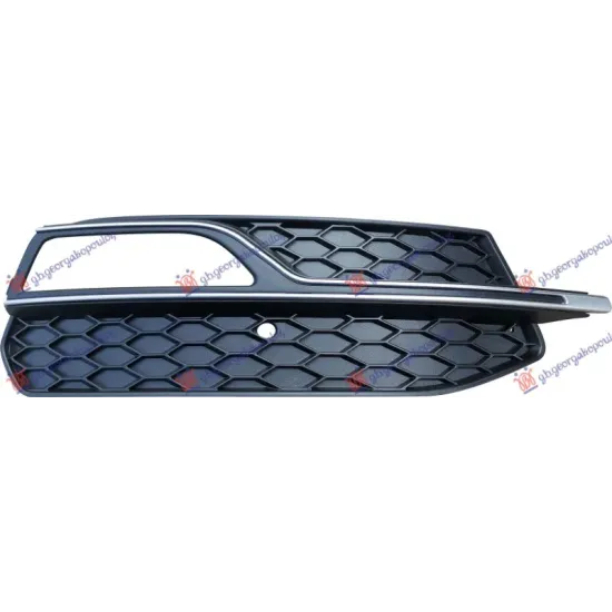 FRONT BUMPER GRILLE (WITH CHROME) (WITH FOG LAMP HOLE) (S-LINE)