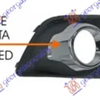 FRONT BUMPER GRILLE (WITH FOG LAMP HOLE) (WITH CHROME MOULDING)