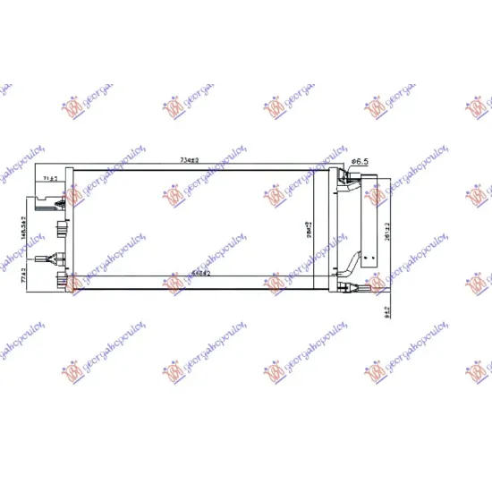 CONDENSER 2.0 TURBO S JCW PETROL (648x284x16) (228PS) CONDENSER 2.0 TURBO S JCW PETROL (648x284x16) (228PS)