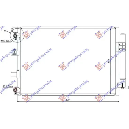 CONDENSER 1.0-1.6 PETROL-1.6 DIESEL (590x377) CONDENSER 1.0-1.6 PETROL-1.6 DIESEL (590x377)