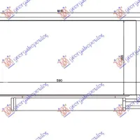 CONDENSER 0.7i-6V BRABUS (590x265x16)