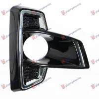 FRONT BUMPER GRILLE WITH CHROME (WITH FOG LAMP HOLE) 2018- (INVINCIBLE)