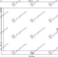 CONDENSER PETROL-DIESEL 2006- (635x436x16)