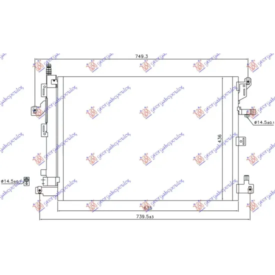 CONDENSER PETROL-DIESEL 2006- (635x436x16)