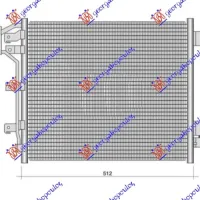 CONDENSER 3.6-3.8 PETROL 2012- (470x450x16)