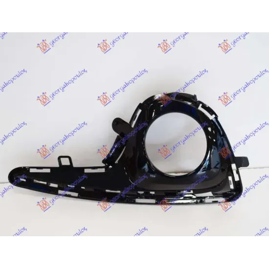 FRONT BUMPER GRILLE POLISHED (WITH FOG LAMP HOLE)