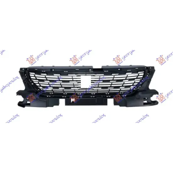 GRILLE WITH CHROME MOULDINGS