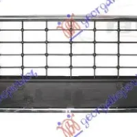 FRONT BUMPER GRILLE BLACK (CHROME MOULDING)
