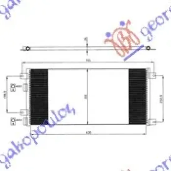 CONDENSER 2.8 D/TDi (640x310x16) 2003-