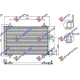 CONDENSER PETROL 1.9-2.0 DIESEL (520x360x16)