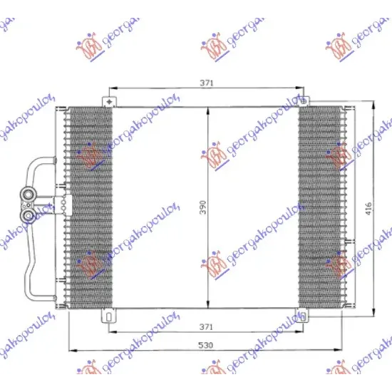 CONDENSER PETROL- DIESEL (520x390)