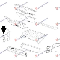 AIRDUCT FRONT INNER PLASTIC (FRONT UPPER PART) (FOR THE BRAKE) -2021