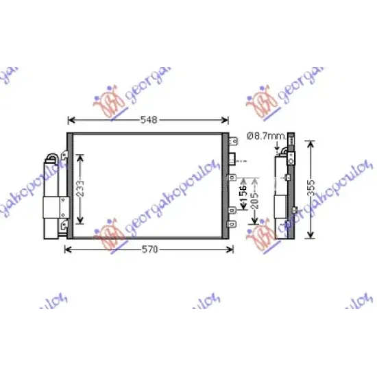 CONDENSER 1.4cc 8V 1.6cc 16V 5D (510x380)