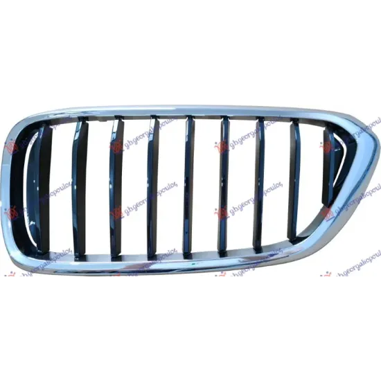 GRILLE SIDE PIECE (CHROME/PAINTED BLACK)