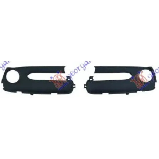 FRONT BUMPER GRILLE (WITH FOG LAMP HOLE) SET FRONT BUMPER GRILLE (WITH FOG LAMP HOLE) SET