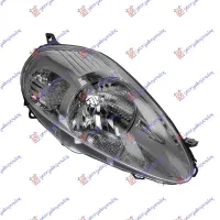 HEAD LAMP ELECTRICAL CHROME -2008 (E) (YELLOW OR WHITE PLUG) (DEPO)
