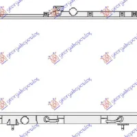 RADIATOR 1.3-1.6-2.0 PETROL AUTOMATIC (685x375) (MAHLE BEHR)