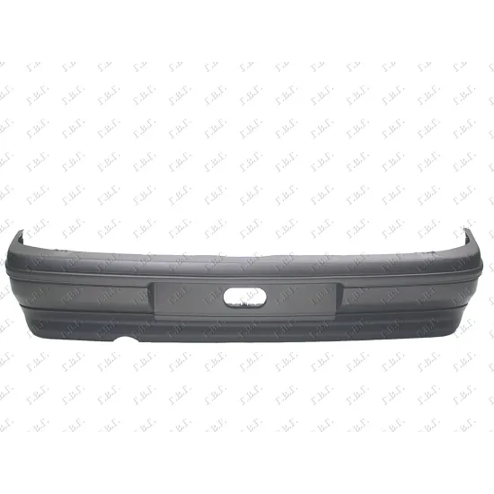 REAR BUMPER PRIMED (WITH MOULDING) (RT)