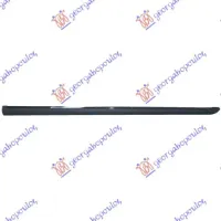 DOOR MOULDING FRONT 5D BLACK (WITH CHROME)