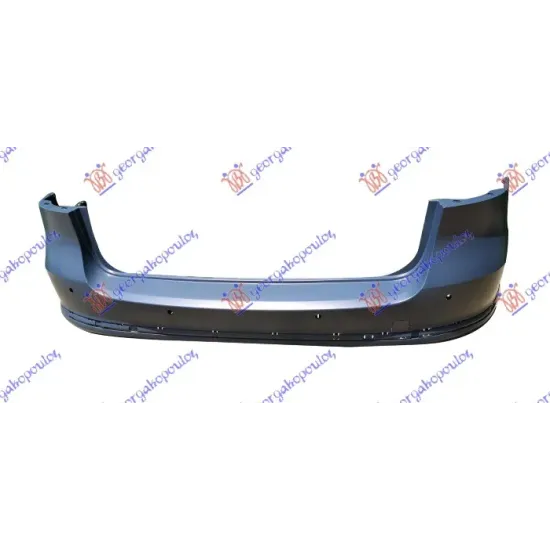 REAR BUMPER PRIMED S.W. (WITH MOULDINGS HOLE) (WITH SQUARE TOW HOOK COVER) (WITH PDC) REAR BUMPER PRIMED S.W. (WITH MOULDINGS HOLE) (WITH SQUARE TOW HOOK COVER) (WITH PDC)