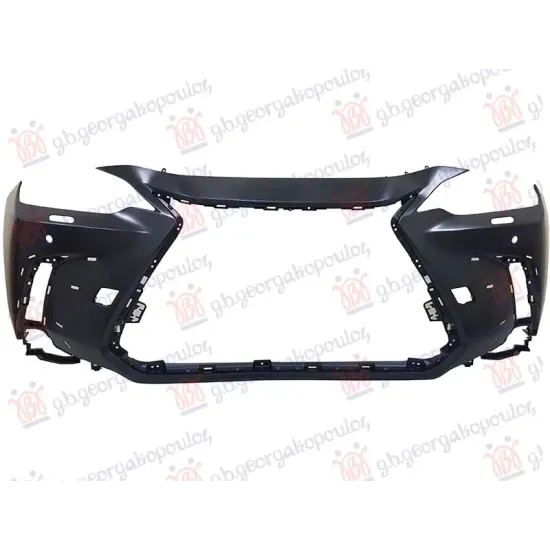 FRONT BUMPER PRIMED (F-SPORT) (WITH WASHER HOLES) (WITH 2 PDC)