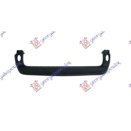 REAR BUMPER BLACK WITH FIXED MOULDING REAR BUMPER BLACK WITH FIXED MOULDING