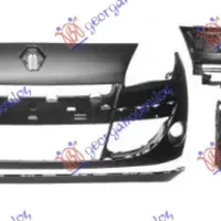 FRONT BUMPER (WITH FOG BRACKETS - REINFORCEMENT UPPER & SPOILER) (A QUALITY)