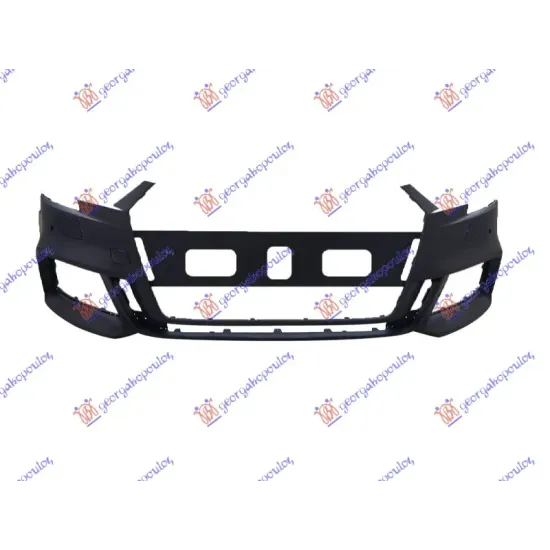 FRONT BUMPER PRIMED (W & WITHOUT WASHER HOLE) (WITH PDS) (S3/S-LINE)