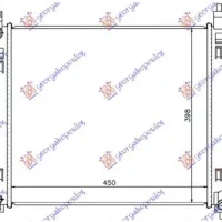 RADIATOR 1.2DIG (450x400) MANUAL/AUTOMATIC (HR12DDR) (KOYO)