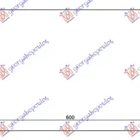 RADIATOR 1.4-1.6i16V PETROL +/-AC (600x420) (KOYO)
