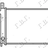RADIATOR 1.4-1.6CC(490x348) (KOYO)