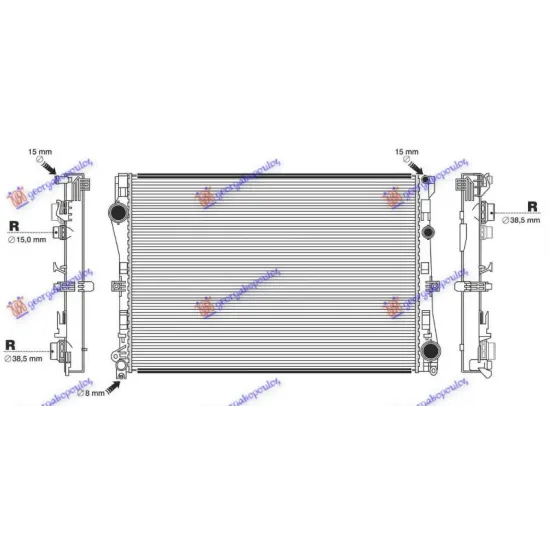 RADIATOR PETROL/DIESEL MANUAL/AUTOMATIC (640x440x26) (KOYO)
