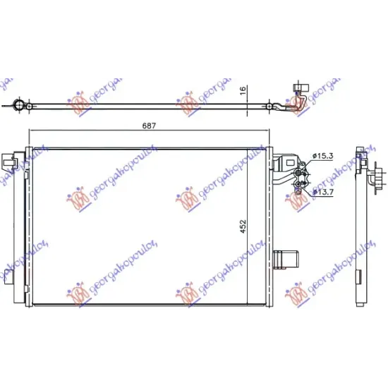 CONDENSER 2.0 T.D (675x440) (KOYO) CONDENSER 2.0 T.D (675x440) (KOYO)