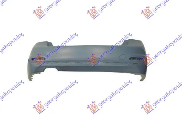 REAR BUMPER PRIMED (1 DOUBLE EXH. HOLE-W & WITHOUT PDC) SPORT/LUXURY LINE