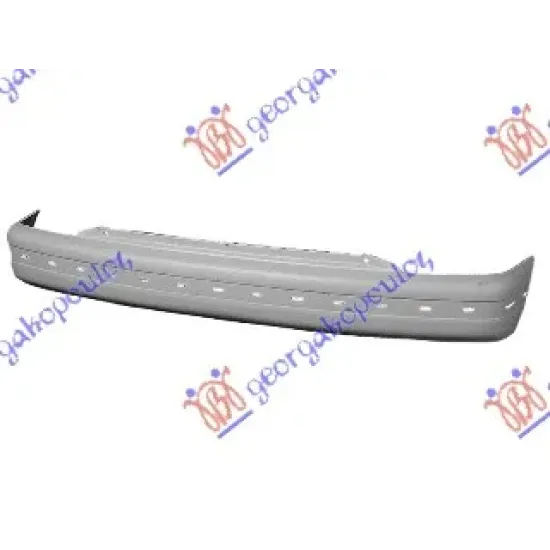 REAR BUMPER PRIMED (WITH MOULDING HOLES)