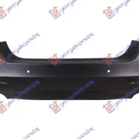 REAR BUMPER PRIMED SEDAN (BASE) (2 SINGLE EXHAUST) (WITH PDS)