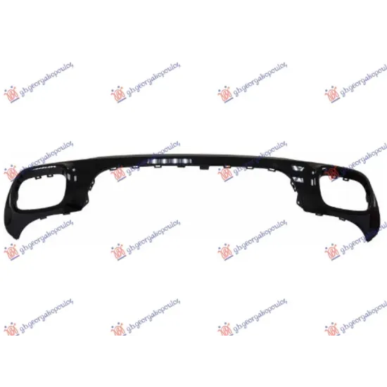 REAR BUMPER SPOILER MOULDING BLACK (PROGRESSIVE)
